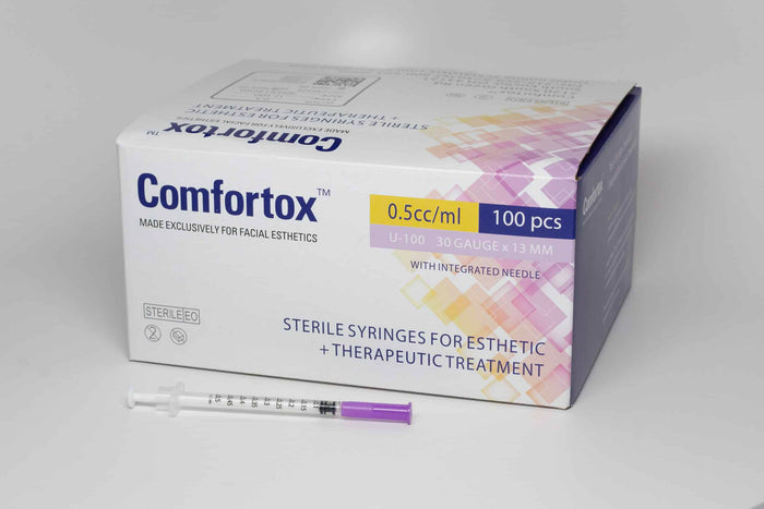 Comfortox Sterile Syringe 30G 13mm (100/box) 0.5cc/ml
